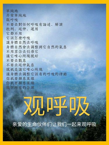 观呼吸法