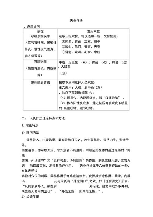 疗法解析